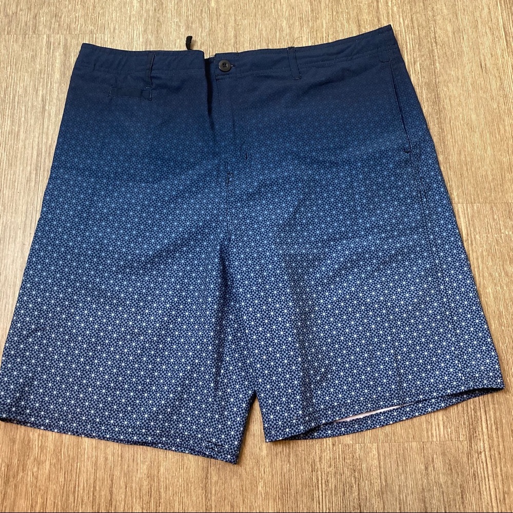 First Wave Men’s Blue Pattern Swim Trunks